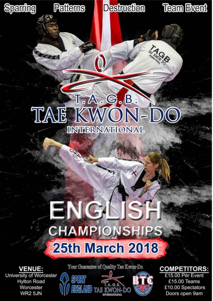 TAGB English Championships 2018 Poster