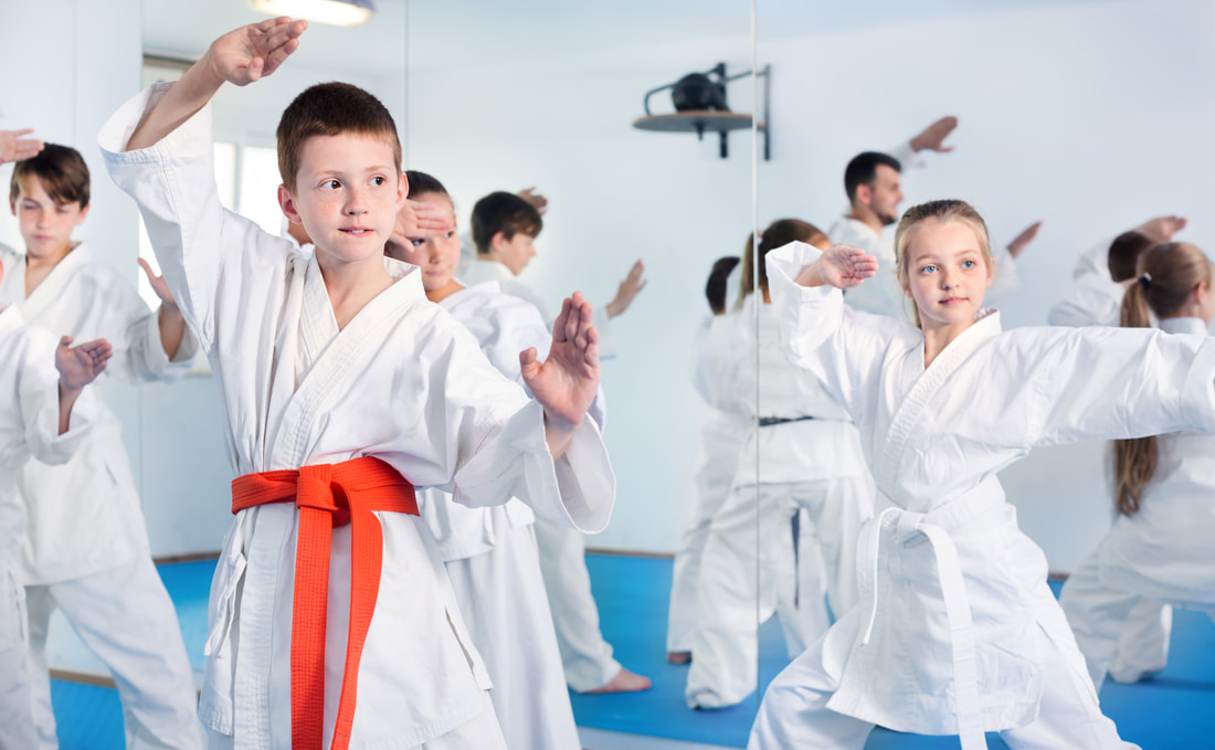Childrens taekwondo class